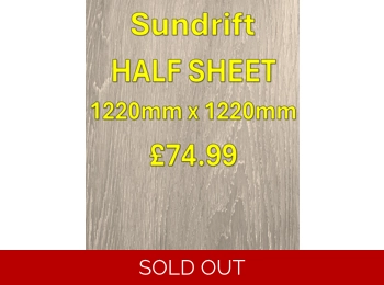 15mm Lightweight Furniture Ply - Sundrift - Half Sheet